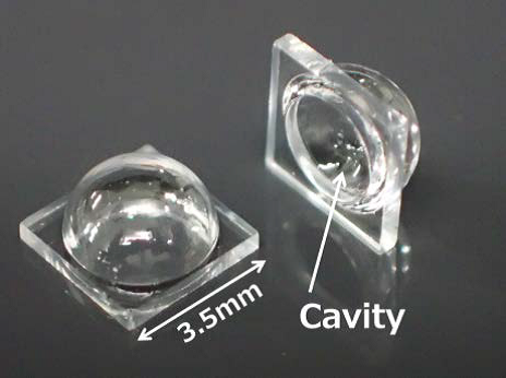 NGK Develops Micro-lens with Cavity for UV LEDs