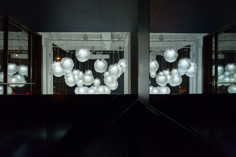 Luma Pendant By Siwoff+ Park is A Fuzzy Fiber Optic Light Ball
