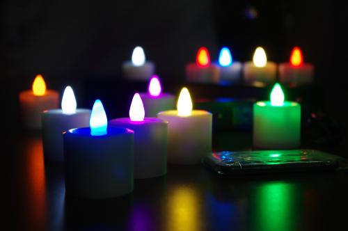 led摇摆蜡烛灯