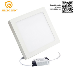 Hello Led New Design Pure White Surface Smd Small 12watt Square Ceiling Led Panel Light 12w