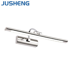 JUSHENG  stainless steel ,chrome,nickel Bathroom wall lighting pictures lamp 8W 12W 16W