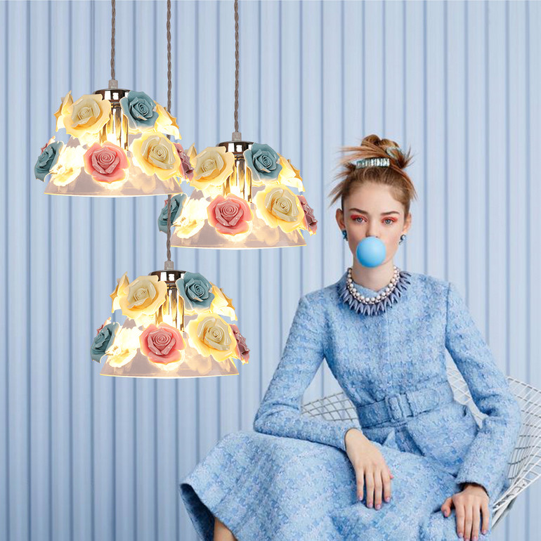 Macaron LED Northern Europe Chandelier