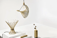 Kamaro’An Weaves Lighting And Stationary Out Of Umbrella Sedge Plants
