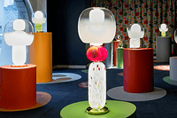 Luca Nichetto Celebrates Josef Frank and Venetian glass in colourful Fusa lamps