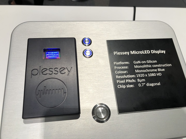 Plessey and JDC Demonstrate World First GaN-on-Si Monolithic Full HD Micro LED Display