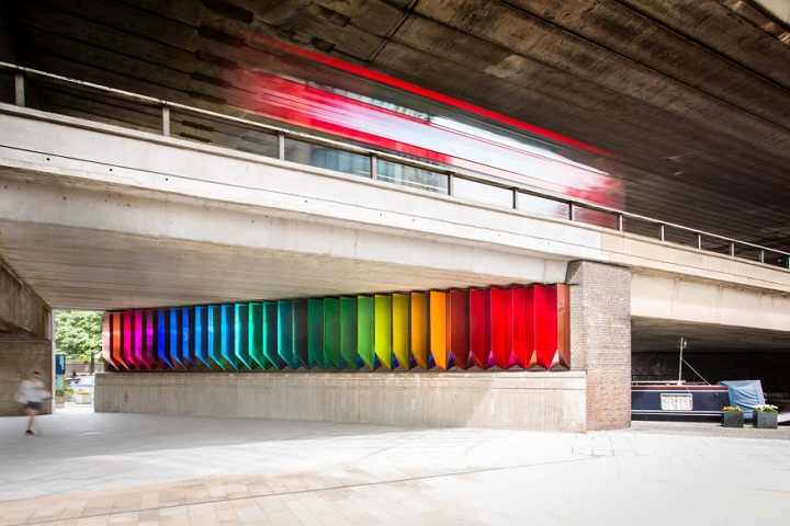 Liz West’s Latest Installation “Colour Transfer” Opens in London
