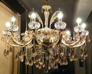 What is the service life of European zinc alloy crystal chandeliers?