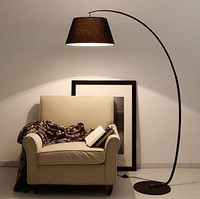 Where should the Modern Chinese-style Fabric Floor Lamp be Best Used?