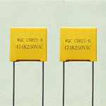 CBB21-B metallized polypropylene film cartridge capacitor