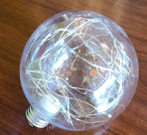 Plastic bulb lamp