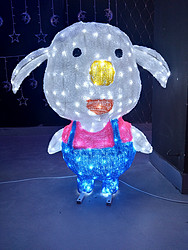 Plastic piglet shape lamp