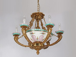 Copper Chandelier 8231