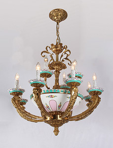 Copper Chandelier 8228