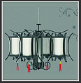 Chinese-style Lantern Shape Chandelier