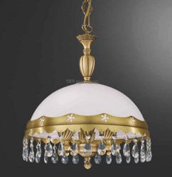 Single Lamp Cap, Copper, Glass Chandelier