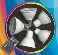 Colorful remote control lamp cup series