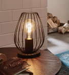 Table Lamp, Modren Style, Black