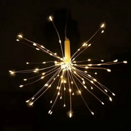 Copper fireworks light