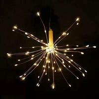 Copper fireworks light