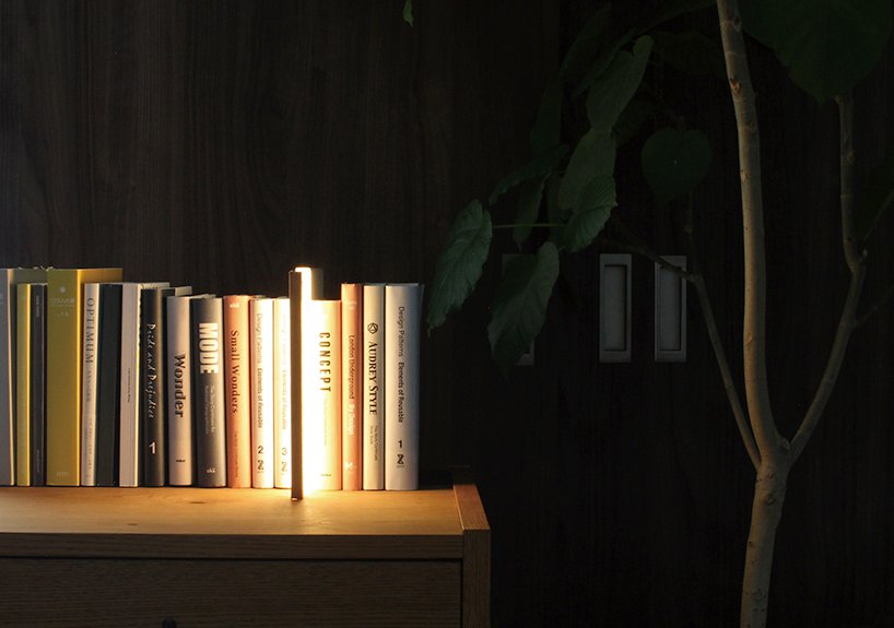 Night Book Emits Warm, Soft Light when Pulled from Bookcase
