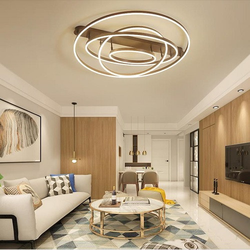 Modern Style Circles Nested Household Ceiling Lamp