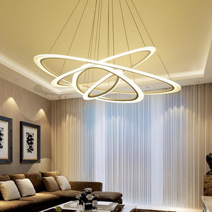 Modern Style Warm Light Nested Chandelier