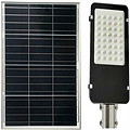 Solar Black Simple Square Single Head Street Lamp