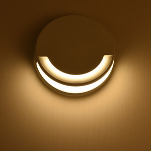 Modern, Simple, Circular, Decorative LED indoor wall lamp (warm light)