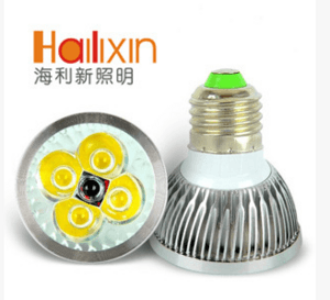 E27 4W car aluminum high power Led spotlight lamp cup foot tile wide voltage