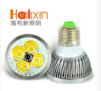 E27 4W car aluminum high power Led spotlight lamp cup foot tile wide voltage