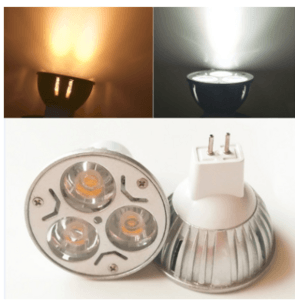 Foreign trade quality MR16 12V pin 3W Led lamp cup Die-cast housing high power Led spotlight lamp cup