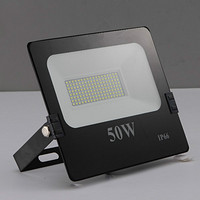 Simple Black 50W SMD Floodlight