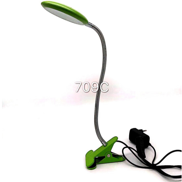 Portable and free compact green table lamp