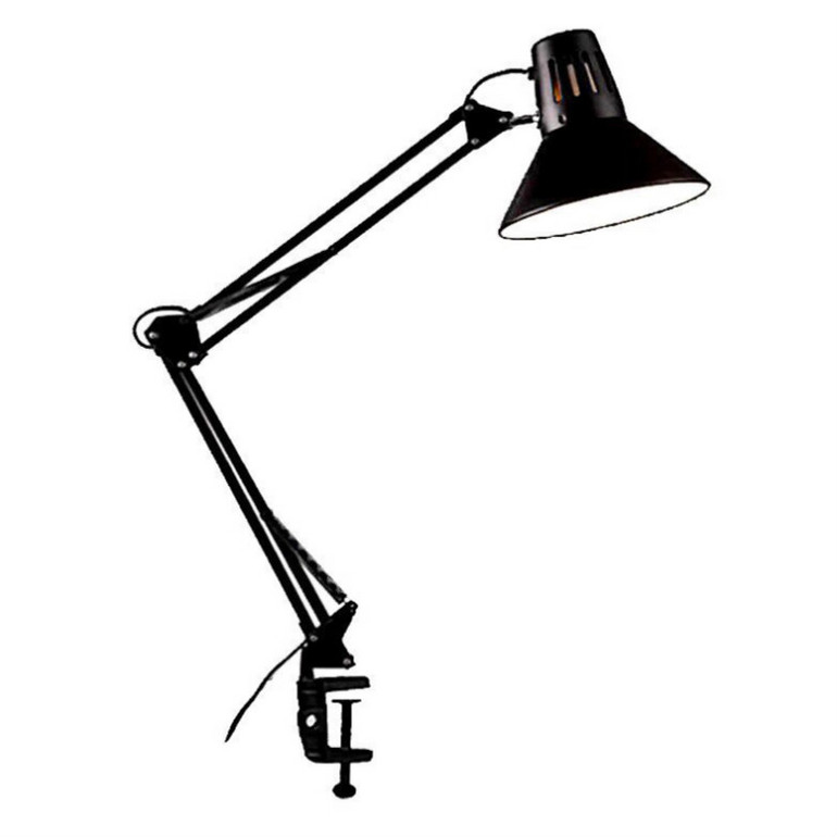Classic freestyle black table lamp