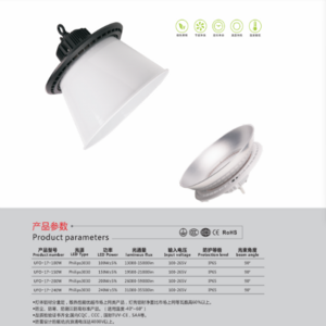 Acrylic Milk White Cover Multi-Watt UFO Mining Lamp