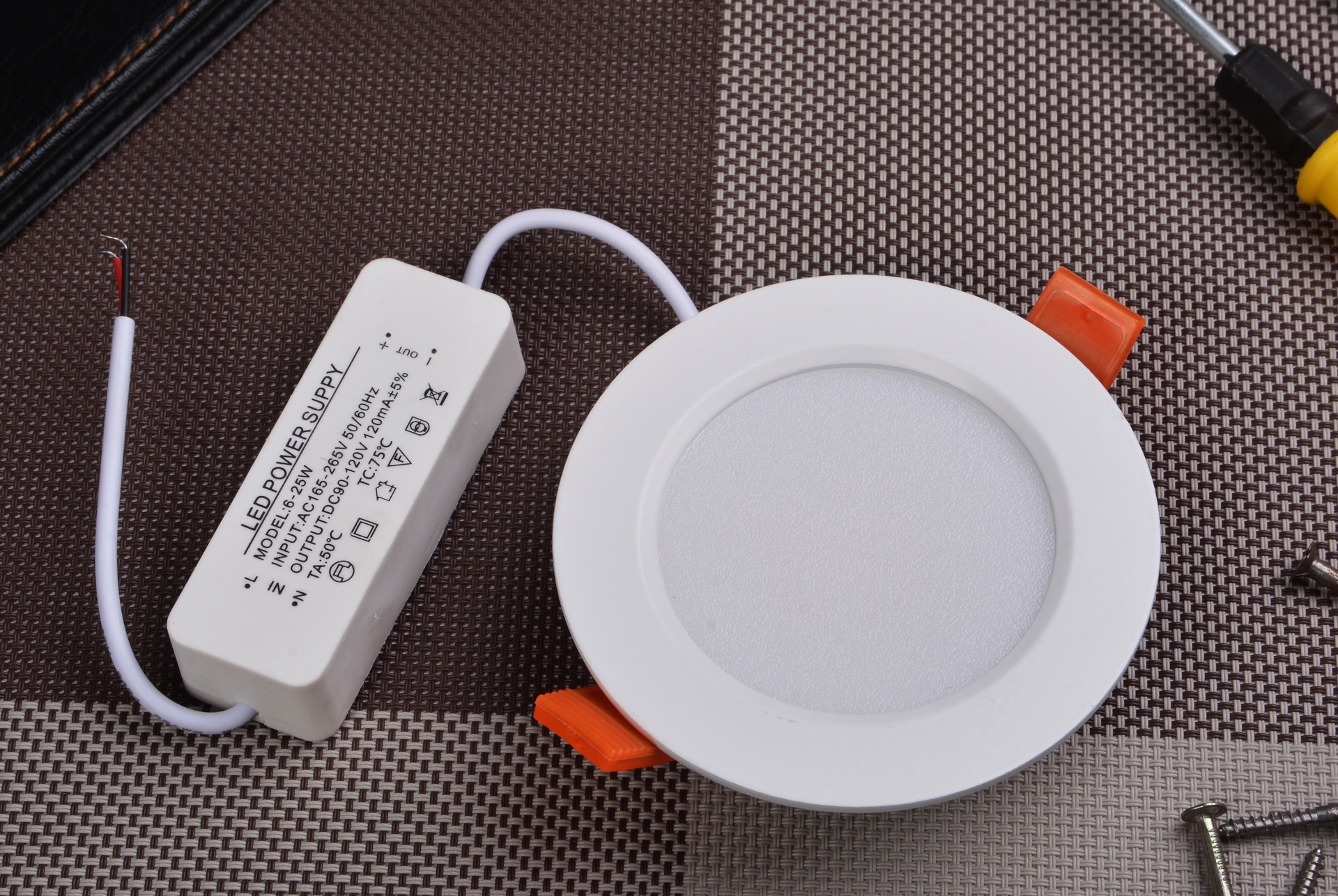 Installation Process of Large Circular Panel Lamp
