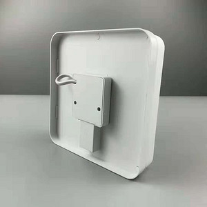 Simple square white thick ceiling lamp