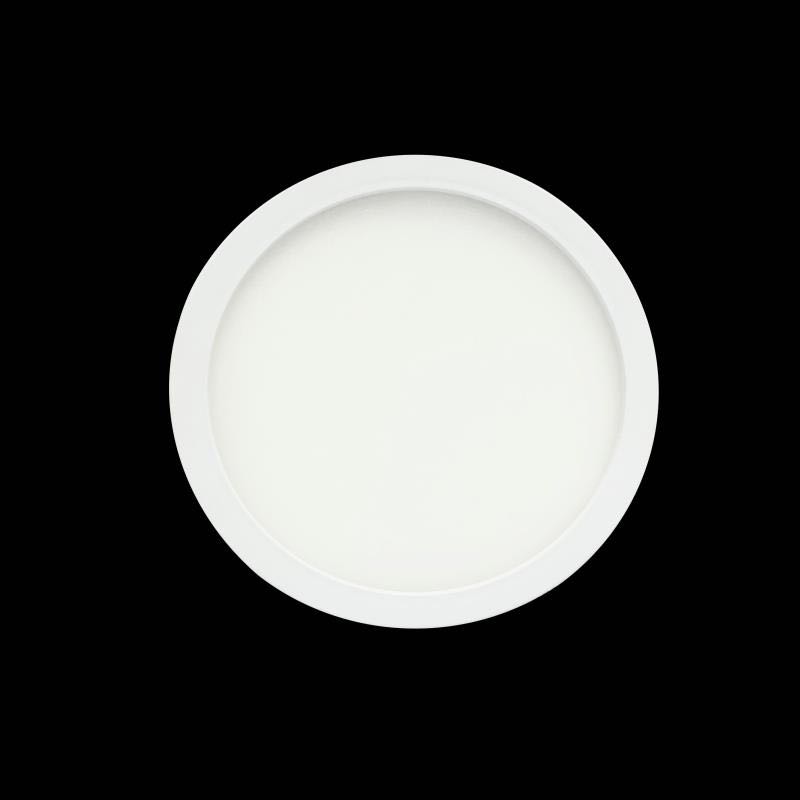 Simple round white ceiling lamp