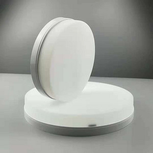 Late-model Thickened White Circular Ceiling Lamp