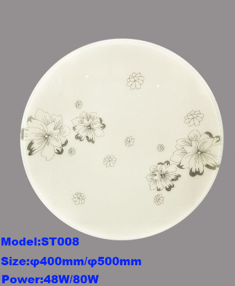 ST008 48-80W petal pattern circular warm-light ceiling lamp