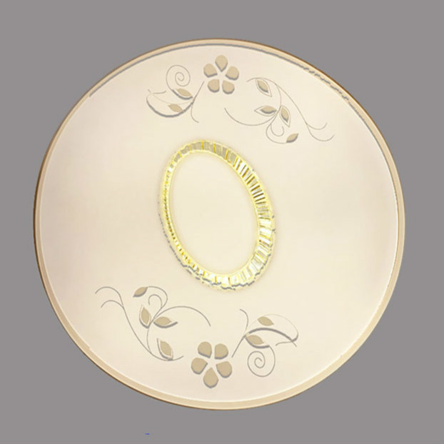 ST1913 circular peach blossom pattern ceiling lamp