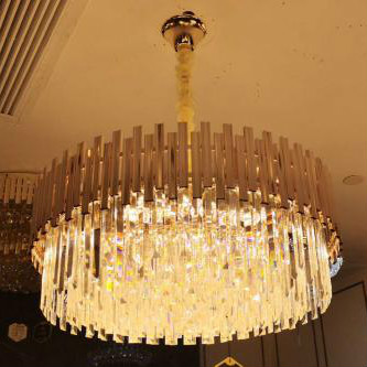 European Luxury Circular Crystal Chandelier