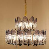 Double-layer resin petal Chandelier