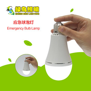 A-type Simple White LED Emergency Bulb Lamp