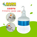 Portable hanging AC-DC USB emergency cucurbit LED bulb lamp