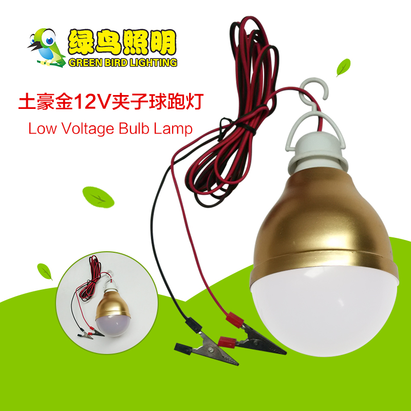 Big Belly Hanging Luxury gold 12V LED Bulb Lamp