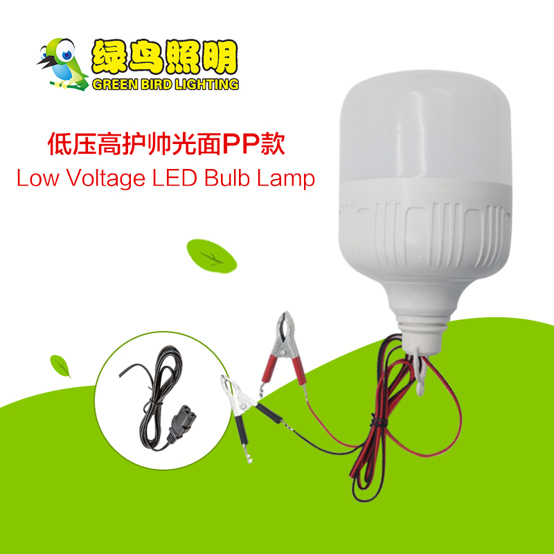 Hanging Low Voltage High Guard Smooth PP LED Bulb Lamp