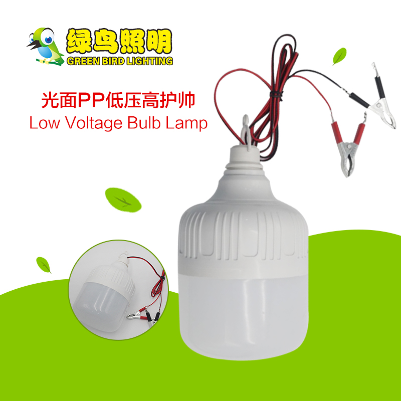 Smooth PP Low Voltage High Guard Ball Bulb Lamp