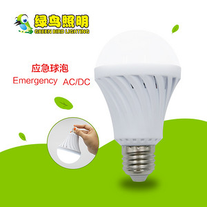 Spiral big belly AC-DC LED emergency lamp