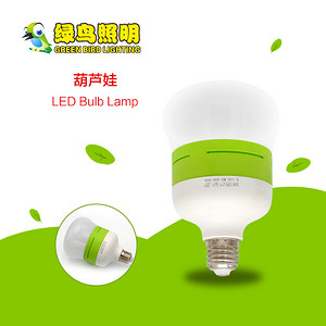 Green environmental protection calabash LED bulb lamp